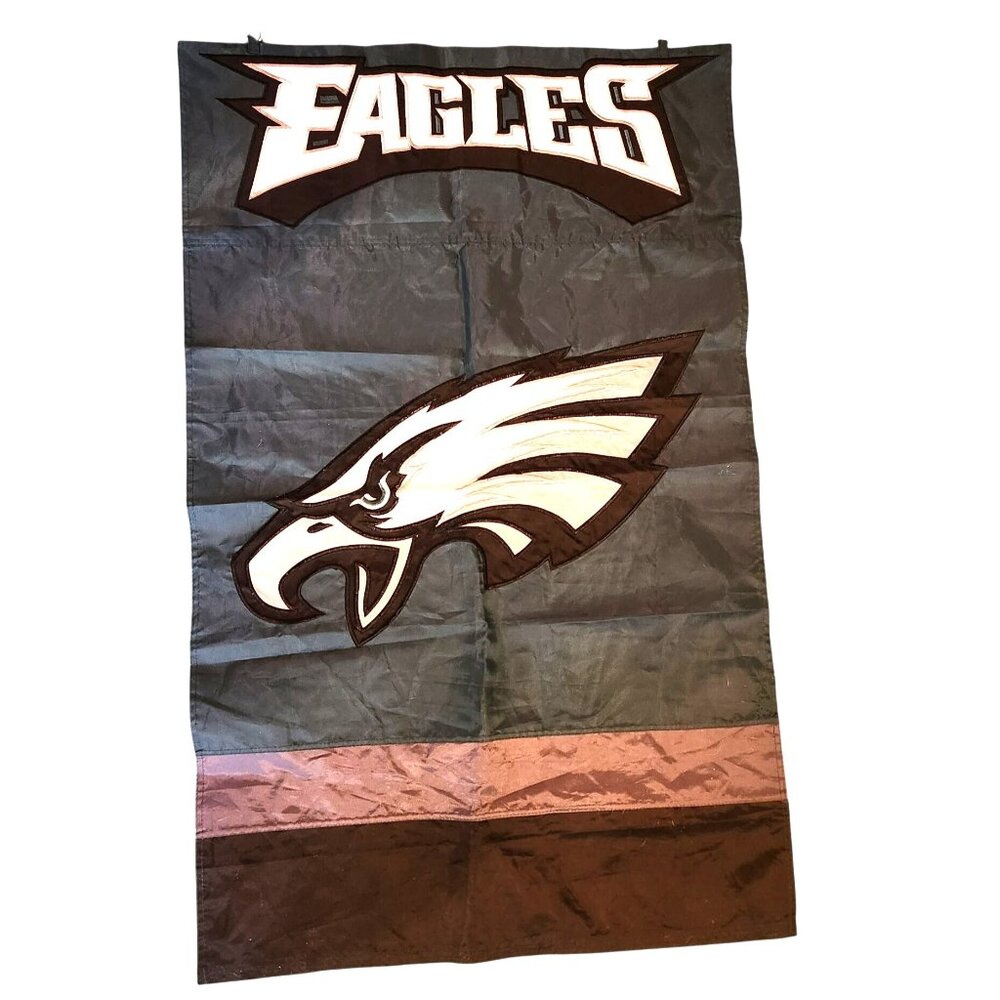 Philadelphia Eagles Outdoor Flag Banner 44"x28" Nylon Green Black football